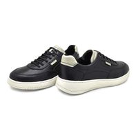 Sapatenis Casual Apolo em Couro Masculino - Preto