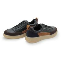 Sapatenis Masculino Apolo Colors em Couro - Preto