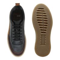 Sapatenis Masculino Apolo Colors em Couro - Preto