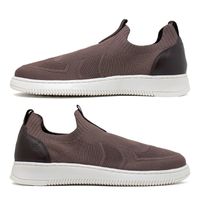 Sapatenis Masculino Apolo em Knit - Marrom E L