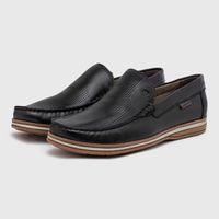 Mocassim Masculino Laroche Arpoador em Couro - Preto