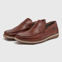 Mocassim Masculino Laroche Arpoador em Couro - Brown