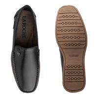 Mocassim Masculino Laroche Arpoador em Couro - Preto E L