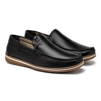 Mocassim Masculino Laroche Arpoador em Couro - Preto