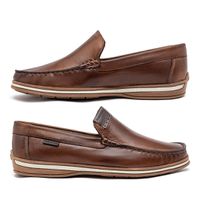 Mocassim Masculino Laroche Arpoador em Couro - Chocolate