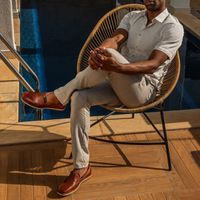 Mocassim Masculino Laroche Arpoador em Couro - Brown