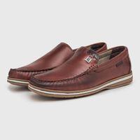 Mocassim Masculino Laroche Arpoador em Couro - Brown