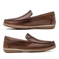 Mocassim Masculino Laroche Arpoador em Couro - Café