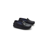 Mocassim Bali Babie de Couro - Preto/Vinho