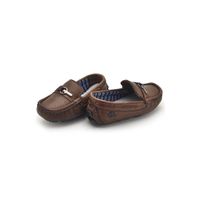 Mocassim Bali Babie de Couro - Brown/Vinho