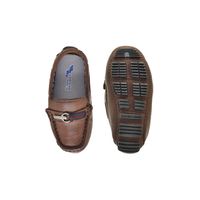 Mocassim Bali Babie de Couro - Brown/Vinho