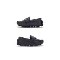 Mocassim Bali Babie de Couro - Marinho