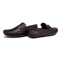 Mocassim Drive Laroche New Bali em Couro - Café