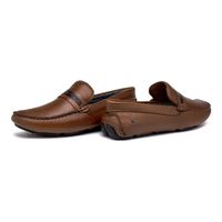 Mocassim Drive Laroche New Bali em Couro - Chocolate
