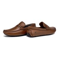 Mocassim Drive Laroche New Bali em Couro - Chocolate