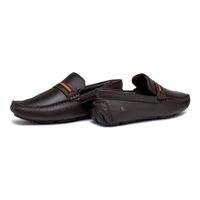 Mocassim Drive Laroche New Bali em Couro - Café