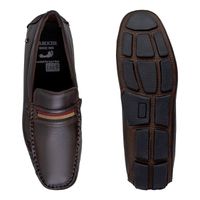 Mocassim Drive Laroche New Bali em Couro - Café