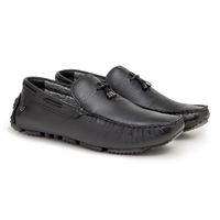 Mocassim Drive Laroche Bali em Couro - Preto