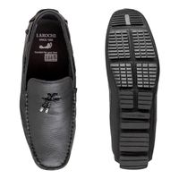 Mocassim Drive Laroche Bali em Couro - Preto