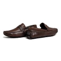 Mocassim Drive Laroche Bali em Couro - Café