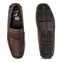 Mocassim Drive Laroche Bali em Couro - Café