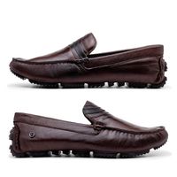 Mocassim Drive Laroche Bali em Couro - Café