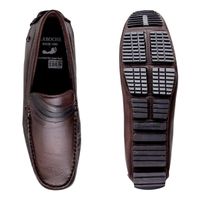 Mocassim Drive Laroche Bali em Couro - Café