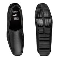 Mocassim Drive Laroche Bali em Couro - Preto E L