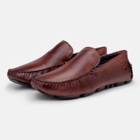 Mocassim Drive Laroche Bali em Couro - Brown