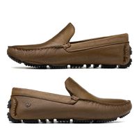 Mocassim Drive Laroche Bali em Couro - Conhaque E L
