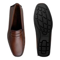 Mocassim Masculino Bolonha Em Couro - Whisky