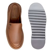 Sapato Casual Bolt Em Couro Legitimo - Whisky