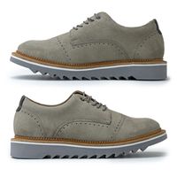 Sapato Casual Bolt Em Couro Legitimo - Cinza