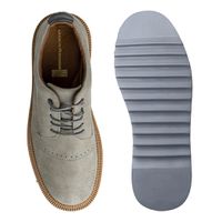 Sapato Casual Bolt Em Couro Legitimo - Cinza