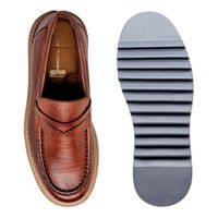 Loafer Masculino Casual Laroche Bolt Em Couro - Brown