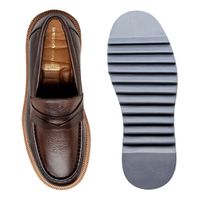 Loafer Masculino Casual Laroche Bolt Em Couro - Café