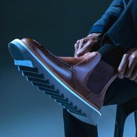 Bota Chelsea Laroche Bolt Em Couro - Chocolate