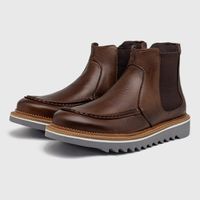 Bota Chelsea Laroche Bolt Em Couro - Chocolate