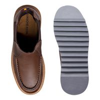 Bota Chelsea Laroche Bolt Em Couro - Chocolate