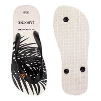 Chinelo Laroche Cairo Folhas - Tira Preta