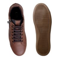 Sapatenis Cano Alto Masculino LRC Cayene - Brown