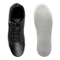 Sapatenis Cano Alto Masculino LRC Cayene - Preto