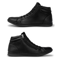 Sapatenis Cano Alto Masculino LRC Cayene - Preto