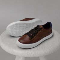 Sapatenis Casual Masculino Cell - Brown