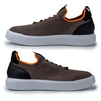 Tenis Casual Knit Cell Laroche - Castanho