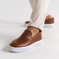 Slip On Loafer Laroche Cell em Couro - Brown