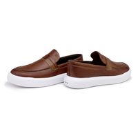 Slip On Loafer Laroche Cell em Couro - Brown