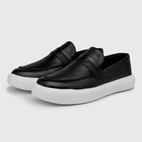 Slip On Loafer Laroche Cell em Couro - Preto
