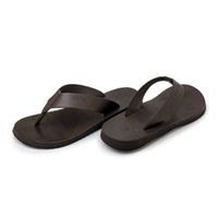Chinelo Masculino Toledo em Couro - Café