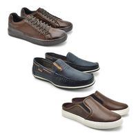 Combo: Sapatenis Stratus + Mocassim Paraty + Mule Stratus
